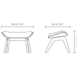 The Reader Ottoman Leder