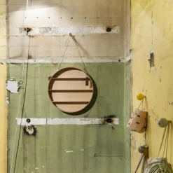 The Round Dorm Wandregal