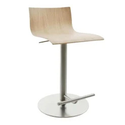 Thin S24 Barhocker Sitzfläche Eiche 54-79cm