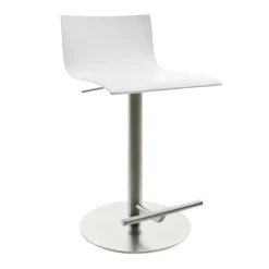 Thin S24 Barhocker Sitzfläche Eiche 54-79cm