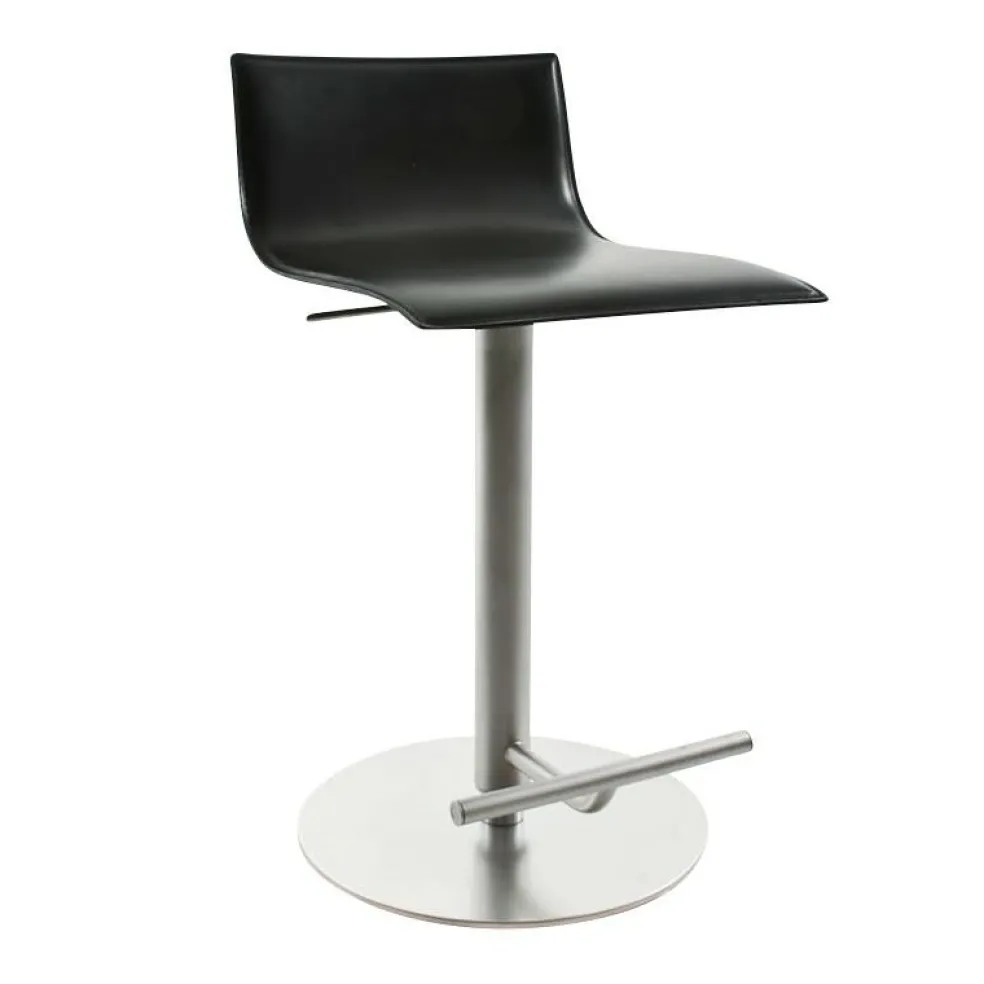 Thin S24 Barhocker Sitzfläche Leder 54-79cm