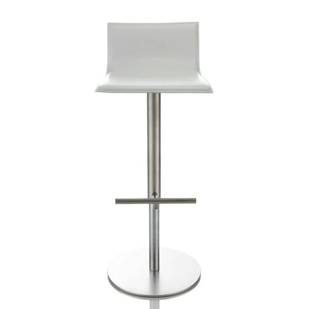 Thin S24 Barhocker Sitzfläche Leder 54-79cm