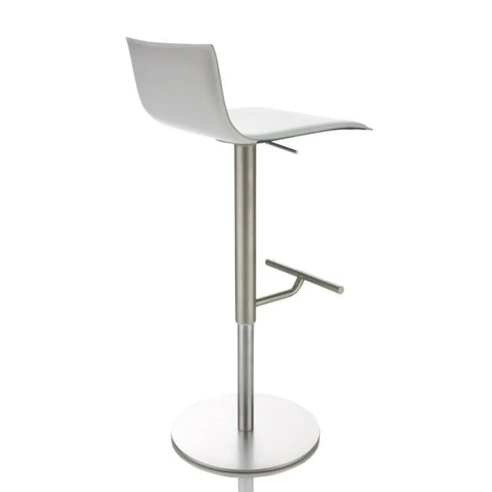 Thin S24 Barhocker Sitzfläche Leder 54-79cm