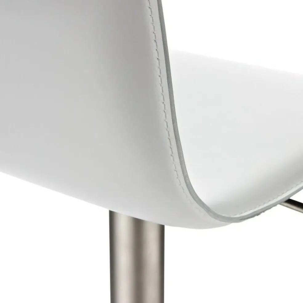 Thin S24 Barhocker Sitzfläche Leder 54-79cm