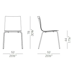 Thin S16 Stuhl Sitzfläche MDF