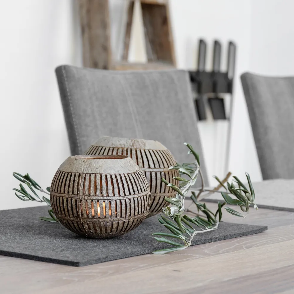 Tischset 4er Set quadratisch 40x40cm