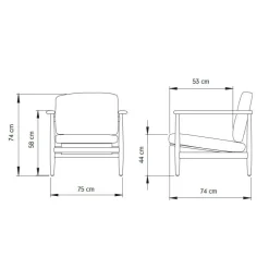 Todd x ByBorre Lounge Sessel