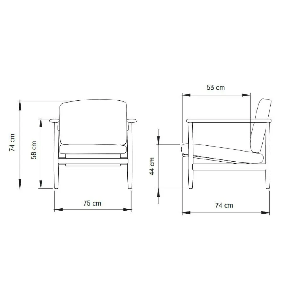 Todd x ByBorre Lounge Sessel