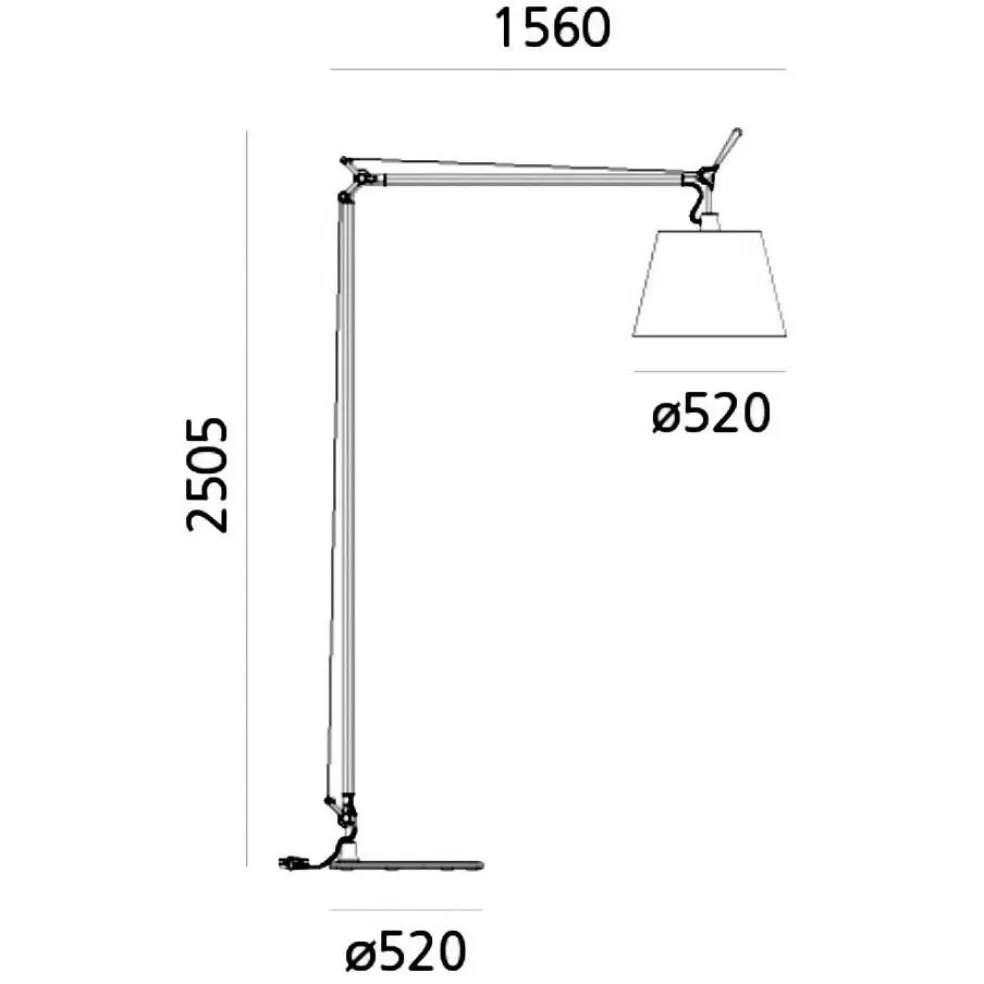Tolomeo Maxi Stehleuchte