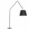 Tolomeo Mega Stehleuchte schwarz mit Dimmer