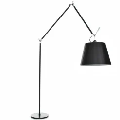 Tolomeo Mega Stehleuchte schwarz mit Dimmer