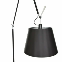 Tolomeo Mega Stehleuchte schwarz mit Dimmer