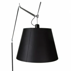 Tolomeo Mega Stehleuchte schwarz mit Dimmer
