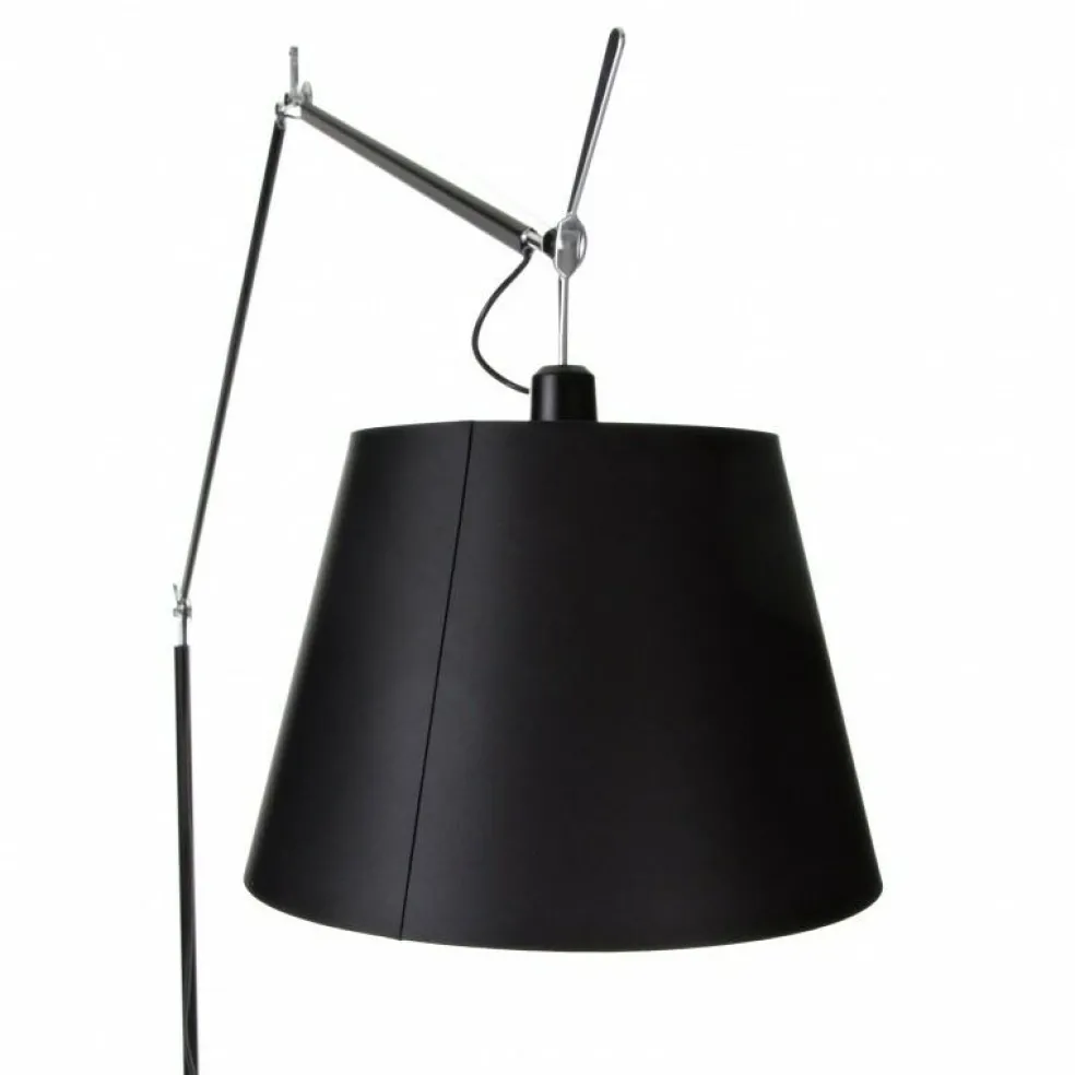 Tolomeo Mega Stehleuchte schwarz mit Dimmer