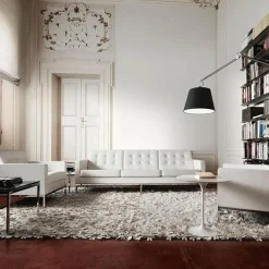 Tolomeo Mega Stehleuchte schwarz mit Dimmer