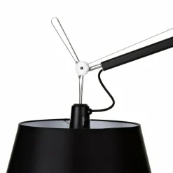 Tolomeo Mega Stehleuchte schwarz mit Dimmer