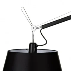 Tolomeo Mega Stehleuchte schwarz mit Schalter