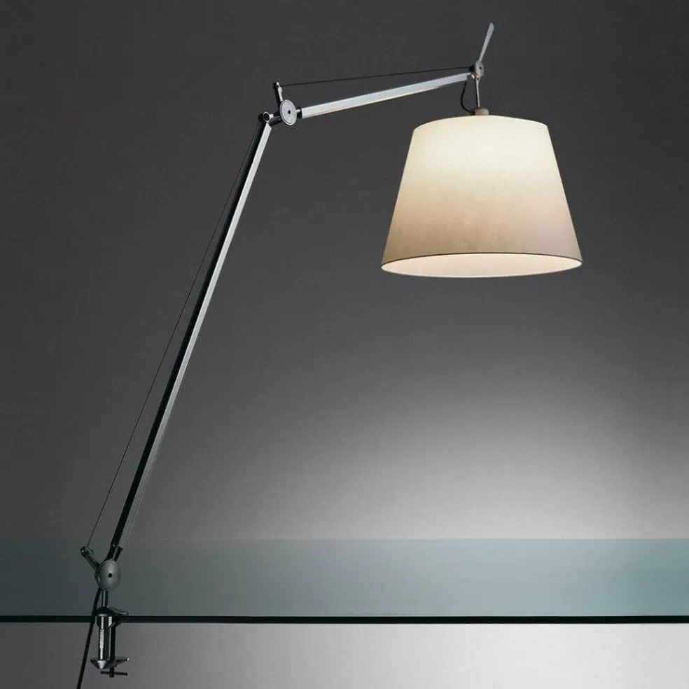 Tolomeo Mega Tavolo Pergament Schreibtischleuchte