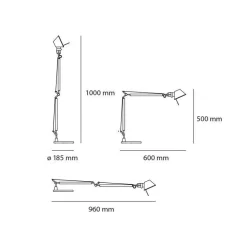 Tolomeo Midi Tavolo LED Schreibtischleuchte