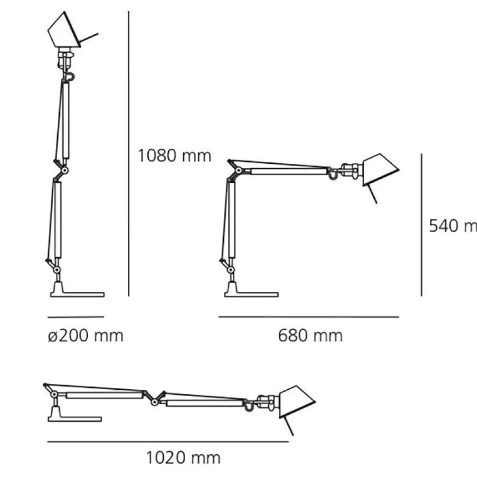 Tolomeo Mini Tavolo LED Tischleuchte