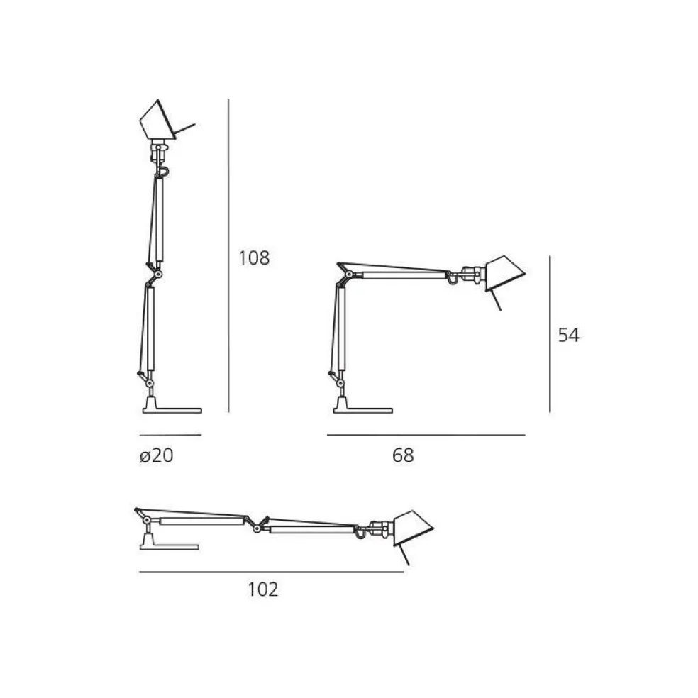 Tolomeo Tavolo Mini Schreibtischleuchte
