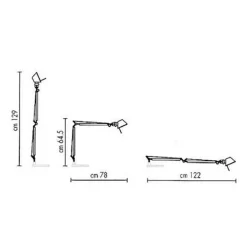 Tolomeo Tavolo Pure Integralis LED Schreibtischleuchte