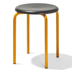 Tom Hocker Sitzfläche Eiche schwarz