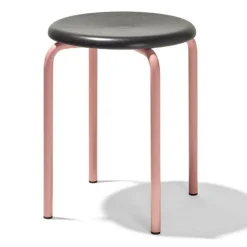 Tom Hocker Sitzfläche Eiche schwarz