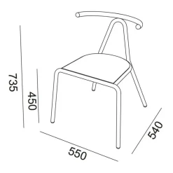 Toro Stuhl Sitzfläche Platinum Flukso
