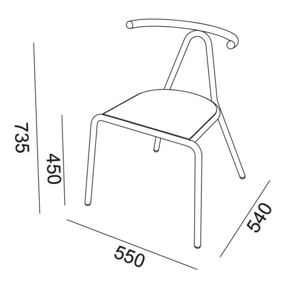 Toro Stuhl Sitzfläche Platinum Flukso