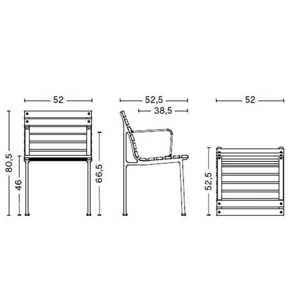 Traverse Gartenarmlehnstuhl