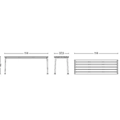 Traverse Gartenbank 114cm