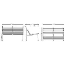 Traverse Lounge Gartenbank