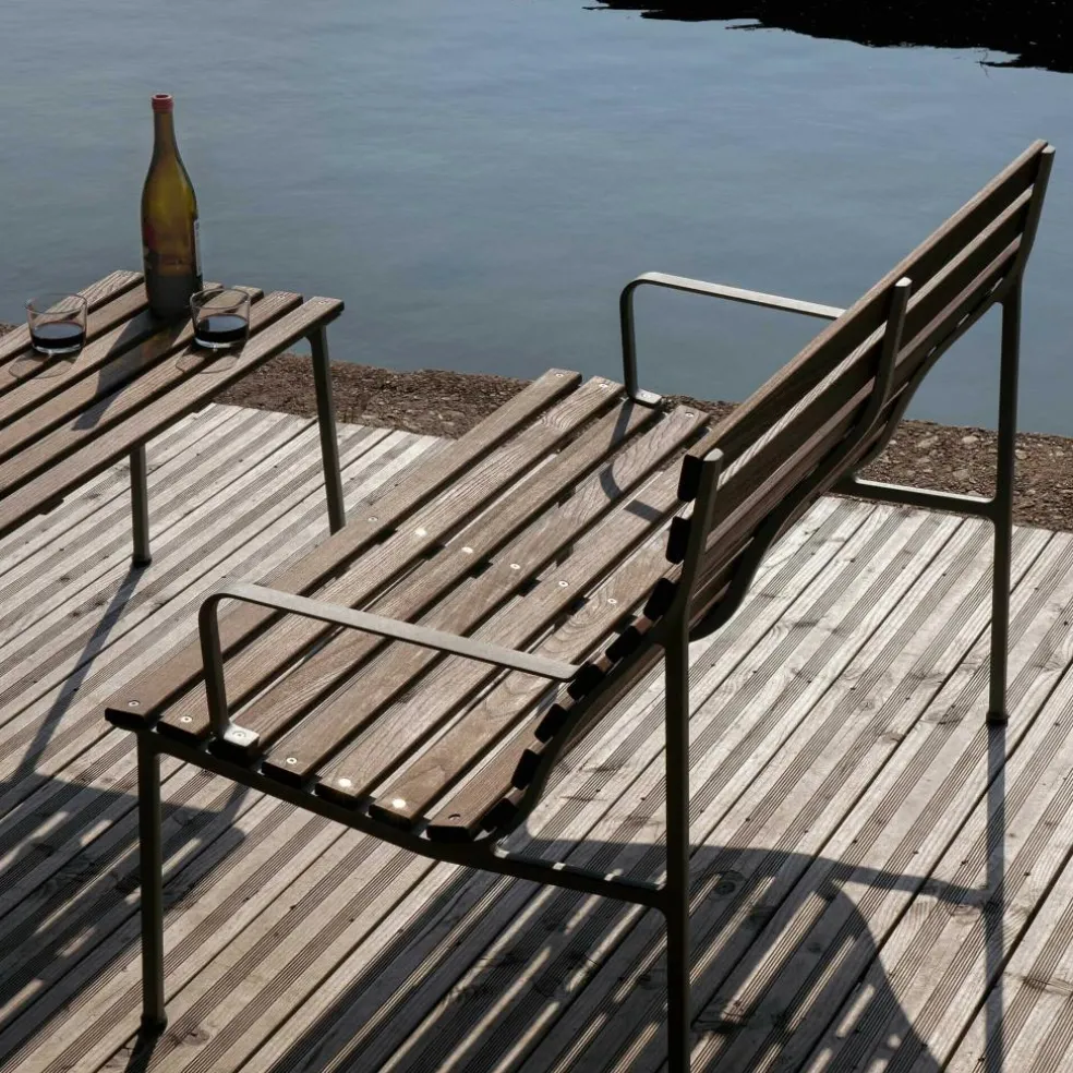 Traverse Lounge Gartenbank mit Armlehnen