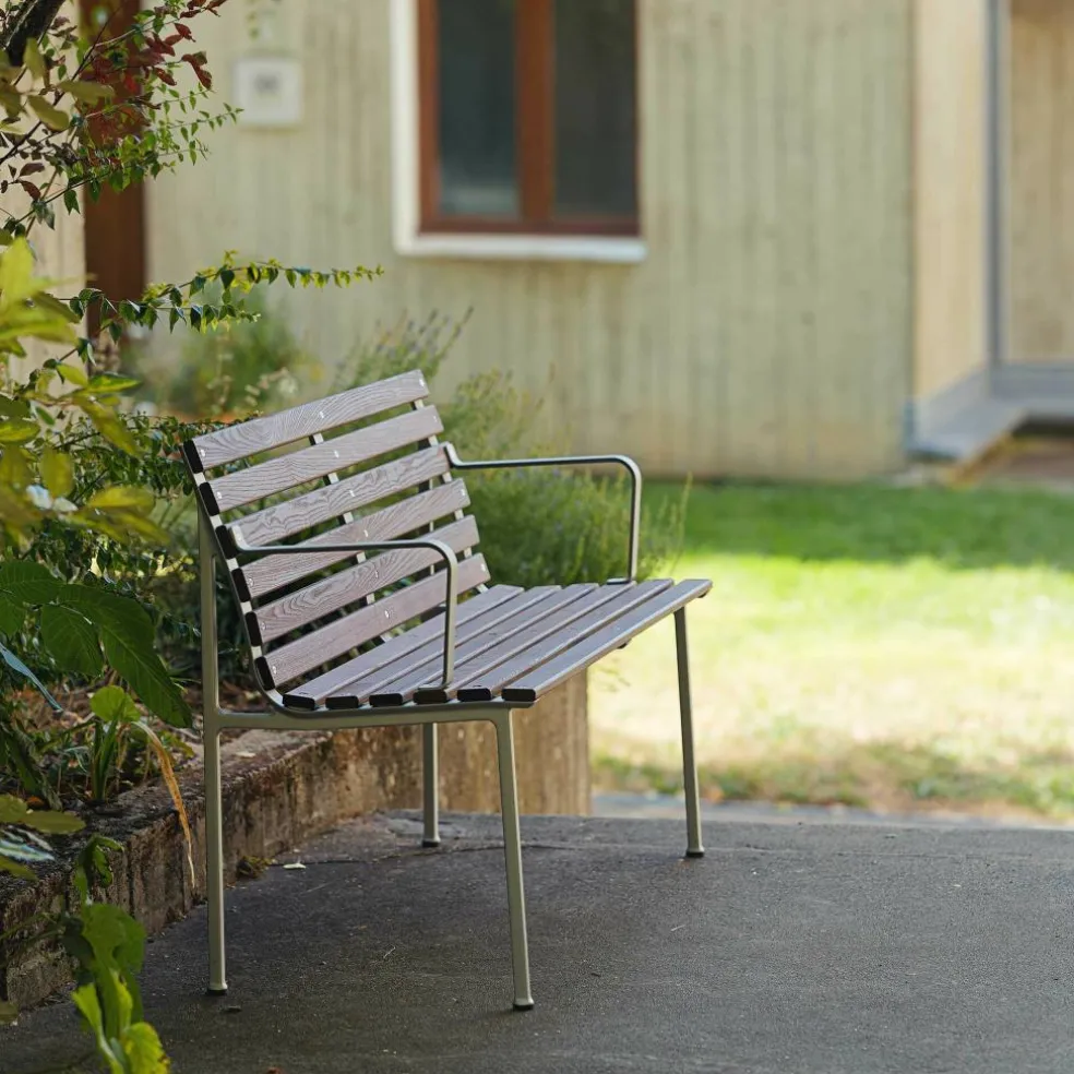 Traverse Lounge Gartenbank mit Armlehnen