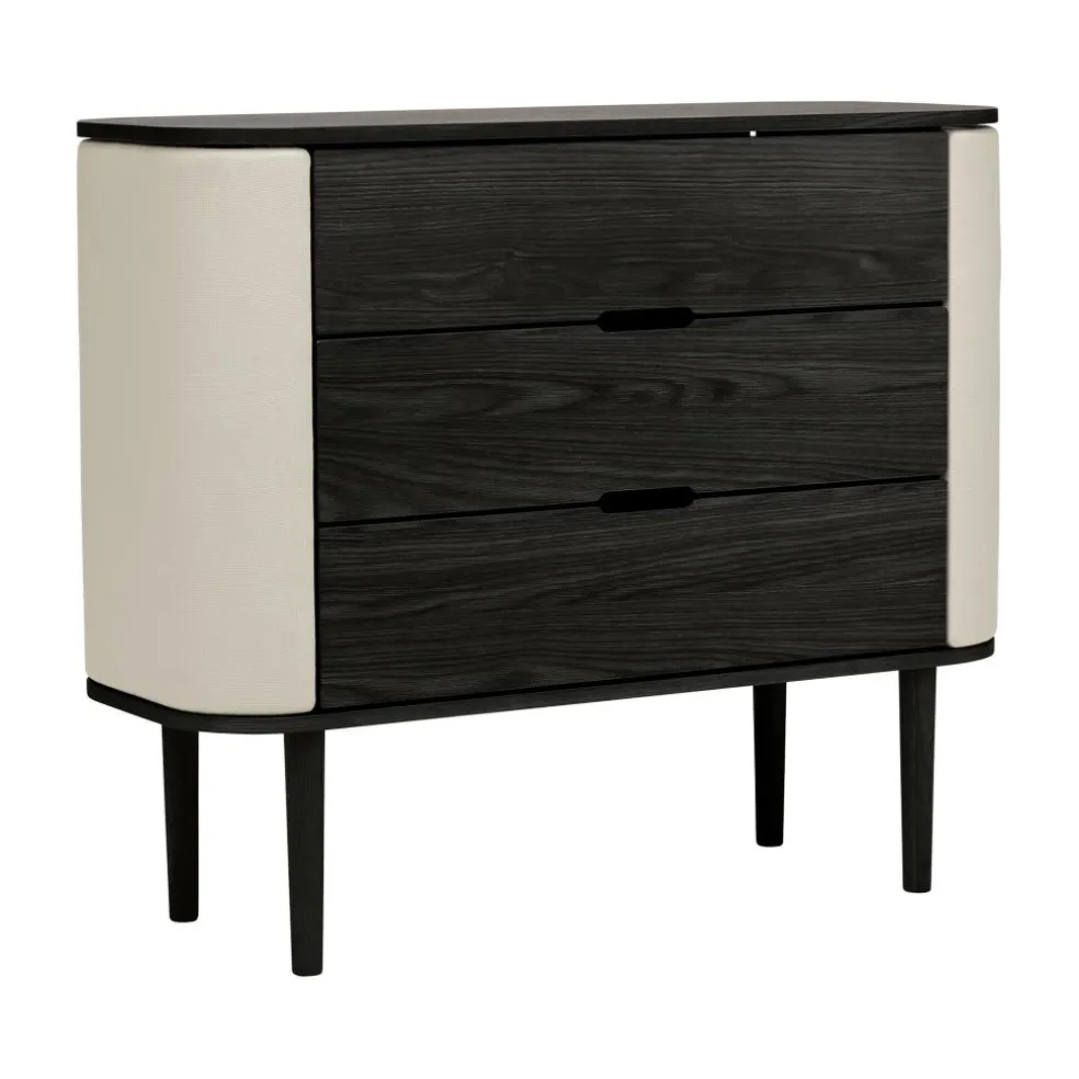 Treasures Kommode Eiche schwarz