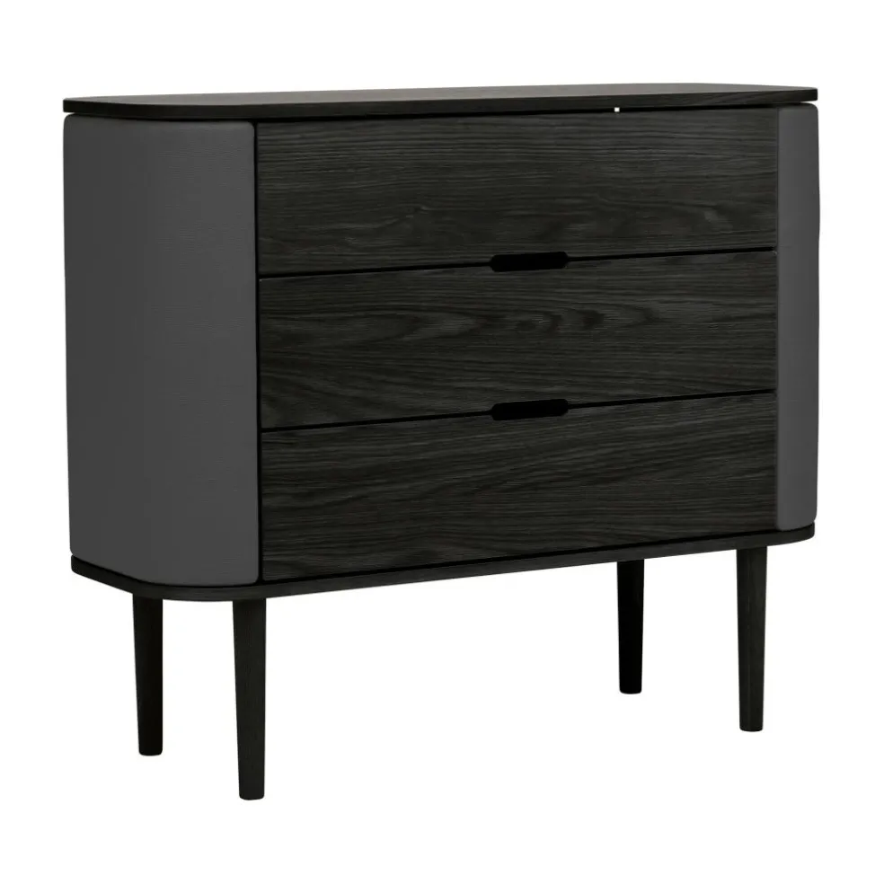 Treasures Kommode Eiche schwarz