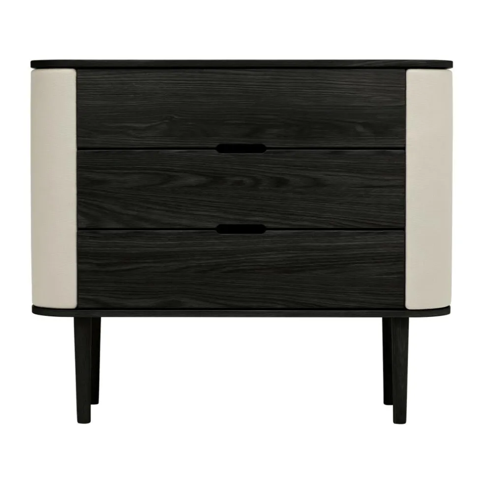 Treasures Kommode Eiche schwarz