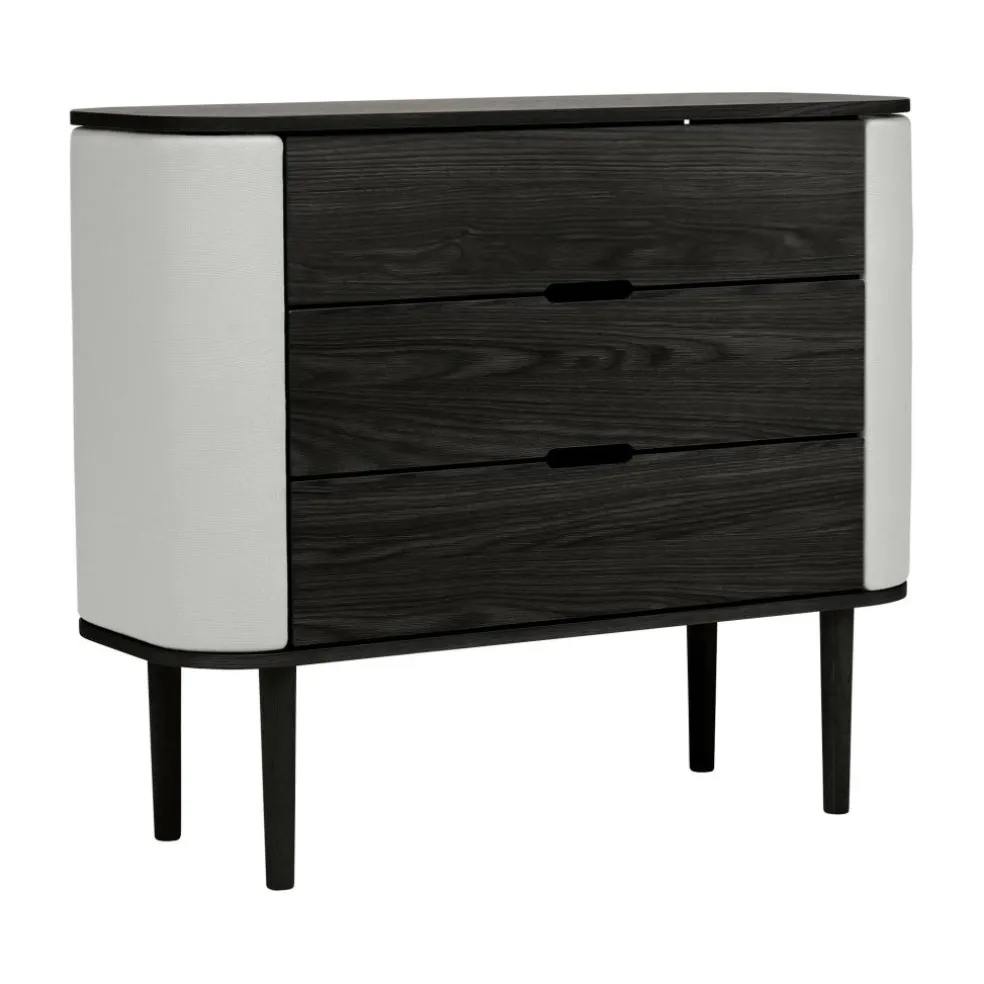 Treasures Kommode Eiche schwarz