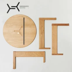 Trefoil Tisch Ø75cm