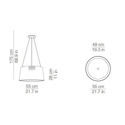 Tripod Pendelleuchte