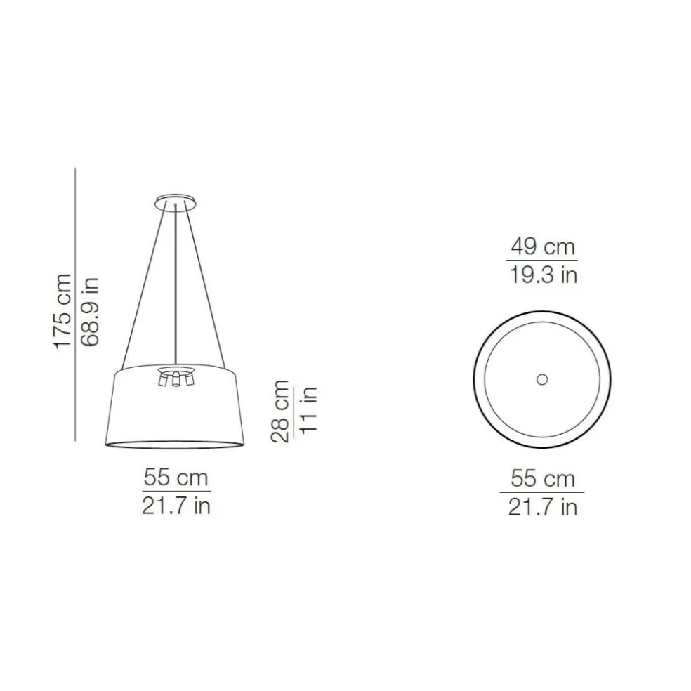 Tripod Pendelleuchte