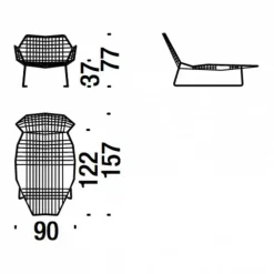 Tropicalia Chaiselongue