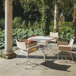 Tropique Outdoor Armlehnstuhl Gestell weiß