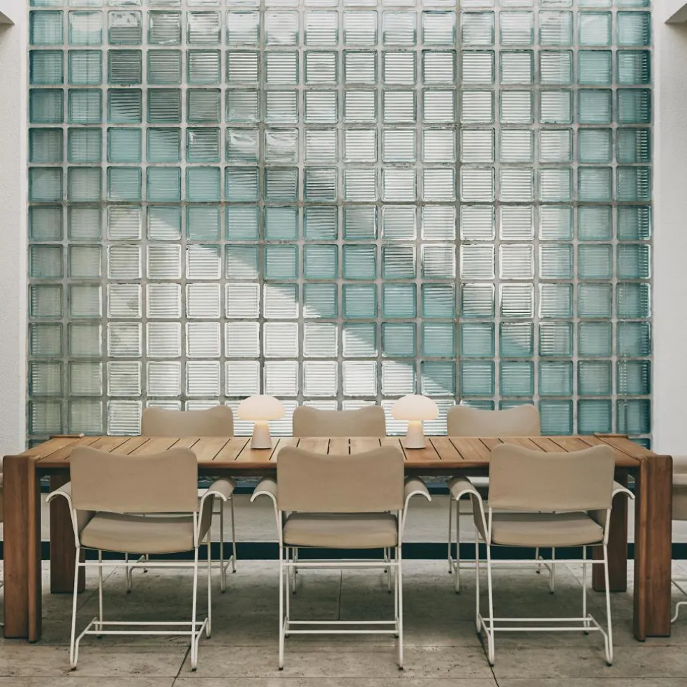 Tropique Outdoor Armlehnstuhl Gestell weiß