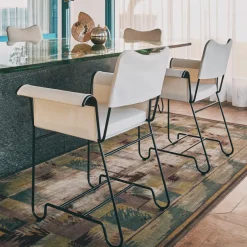 Tropique Outdoor Armlehnstuhl Gestell schwarz