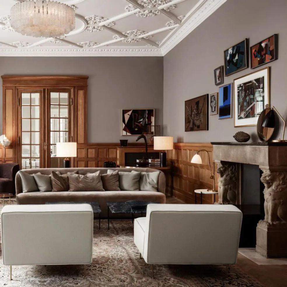 TS Beistelltisch Marmor Ø40cm