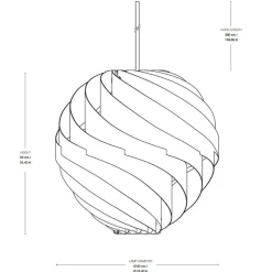 Turbo Pendelleuchte Ø62cm
