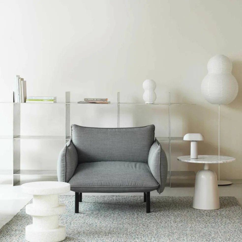 Turn Beistelltisch Marmor höhenverstellbar