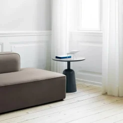 Turn Beistelltisch Marmor höhenverstellbar